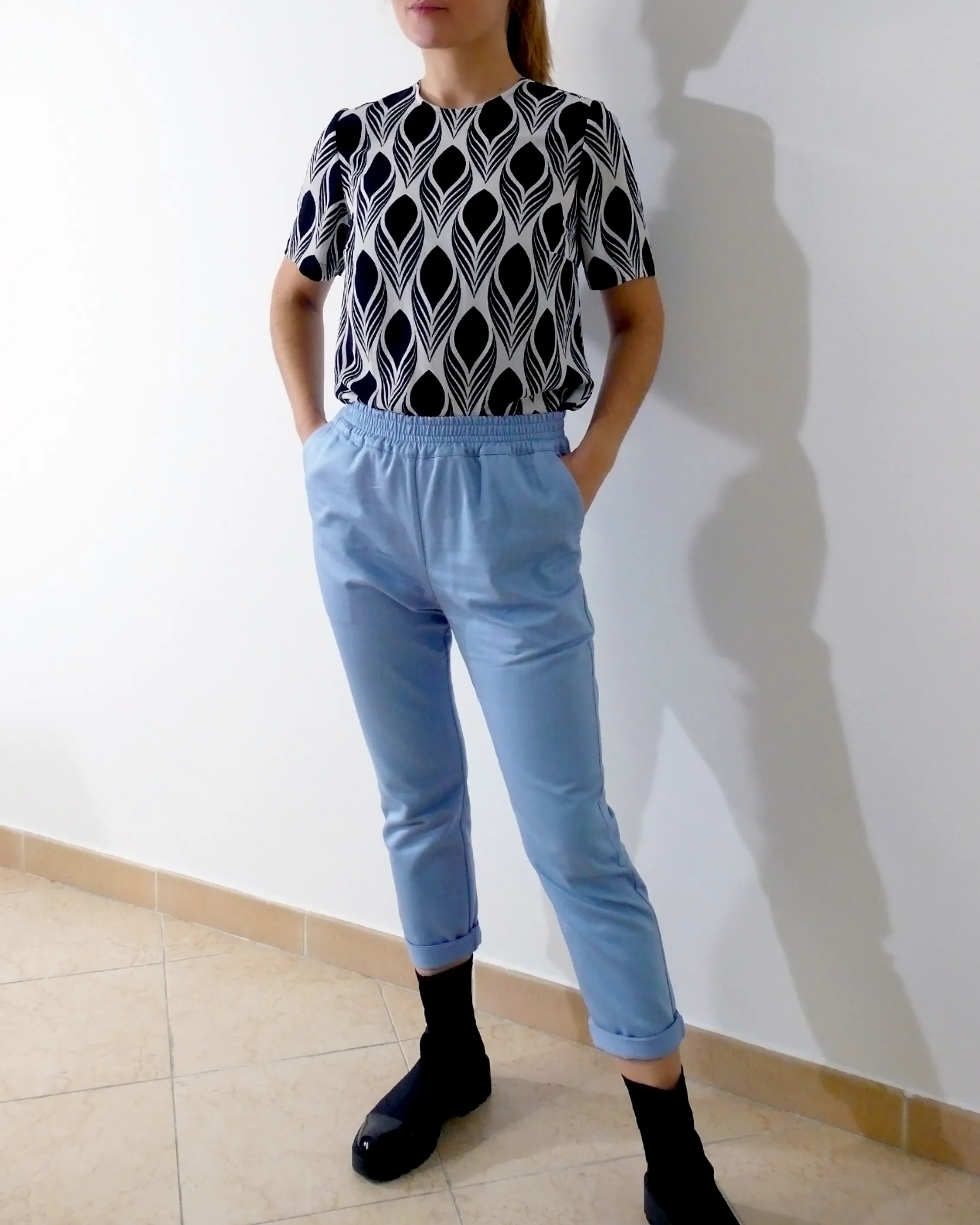Tapered Trousers Sewing Pattern N.39