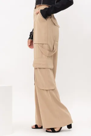 TAUPE CARGO PANTS