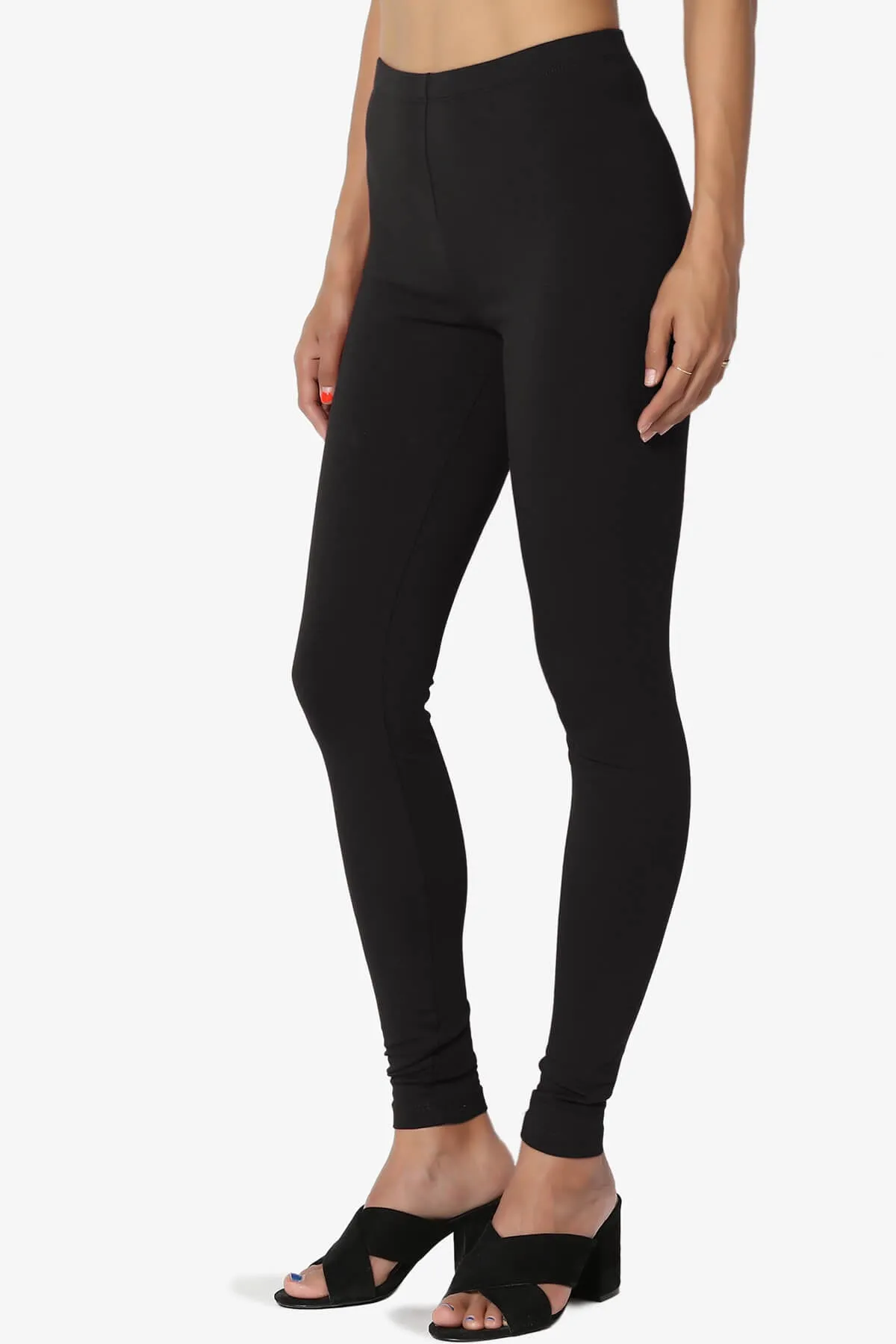 Thalia Cotton Jersey Ankle Leggings