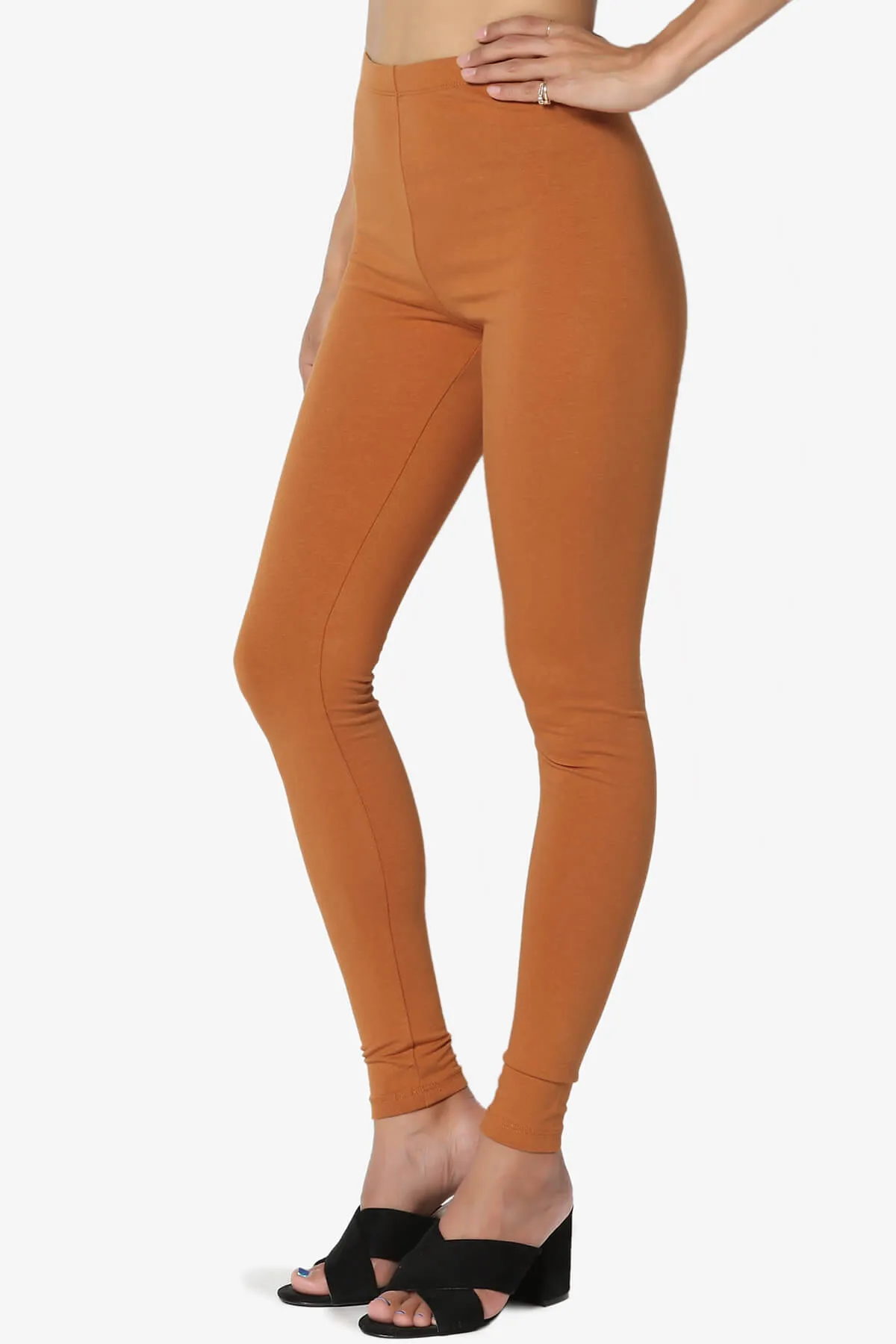 Thalia Cotton Jersey Ankle Leggings