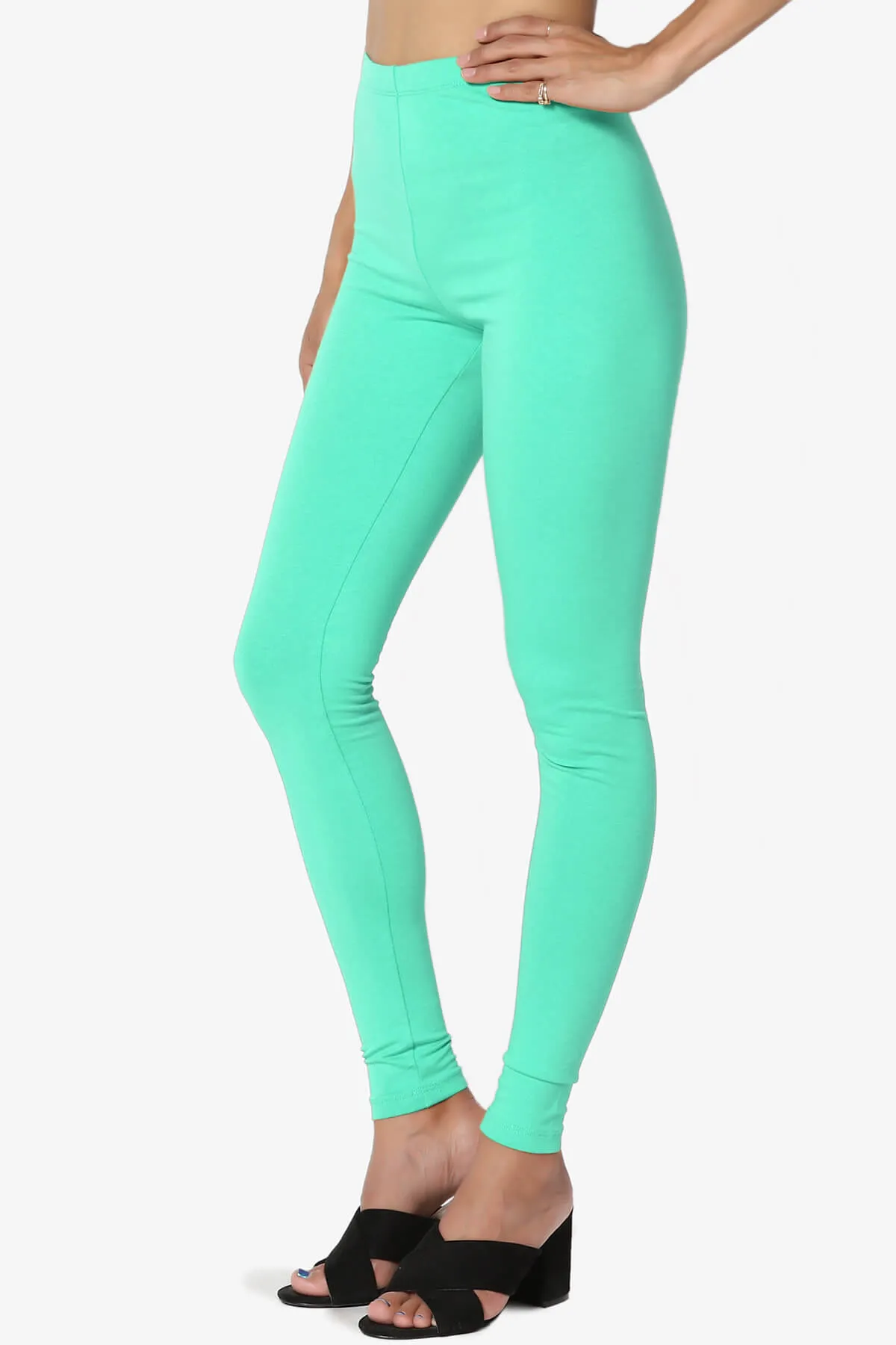 Thalia Cotton Jersey Ankle Leggings
