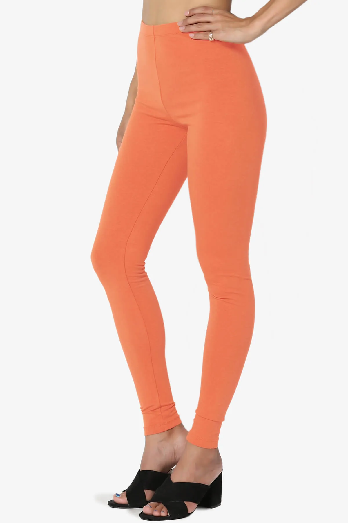 Thalia Cotton Jersey Ankle Leggings