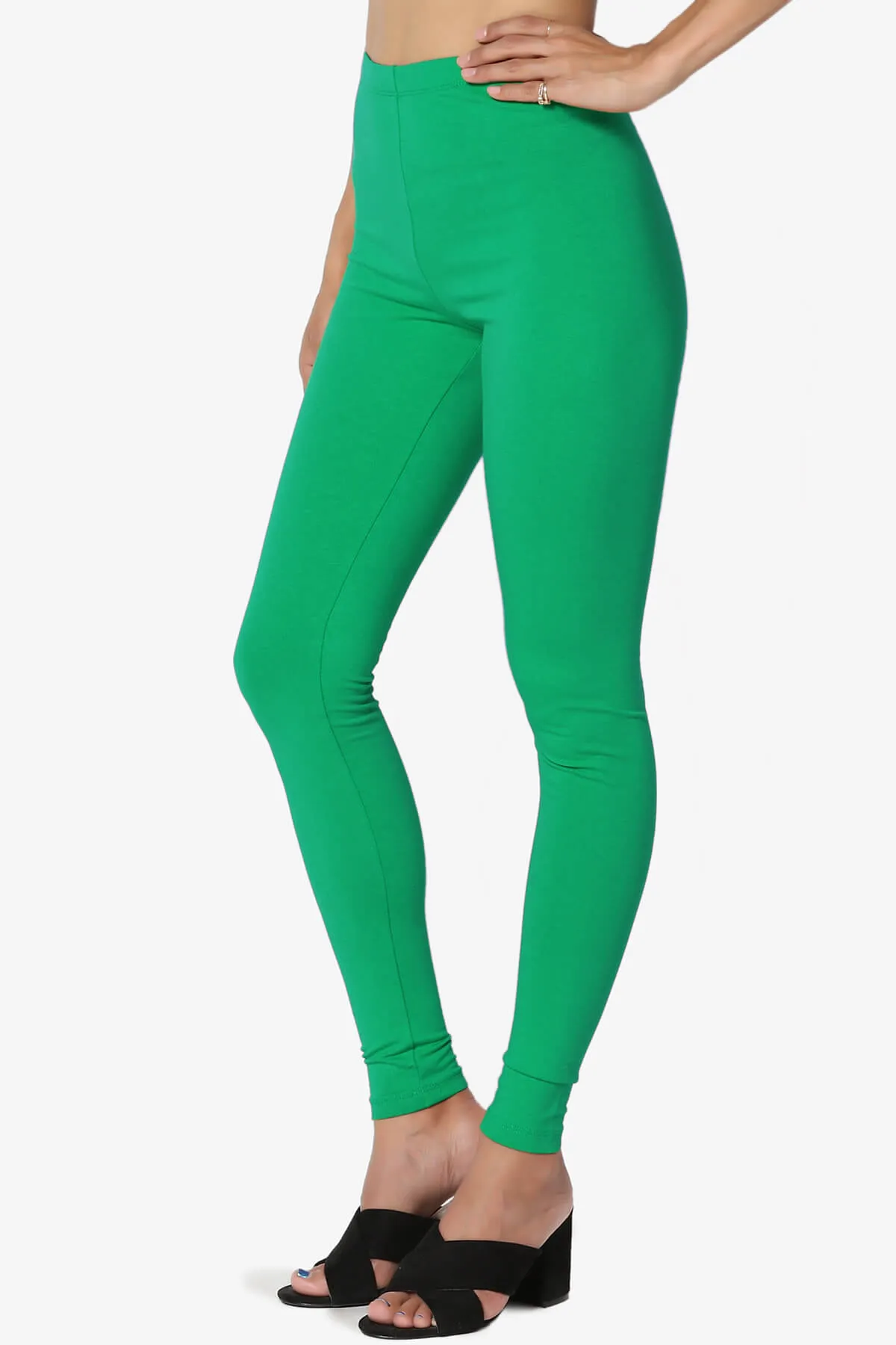 Thalia Cotton Jersey Ankle Leggings