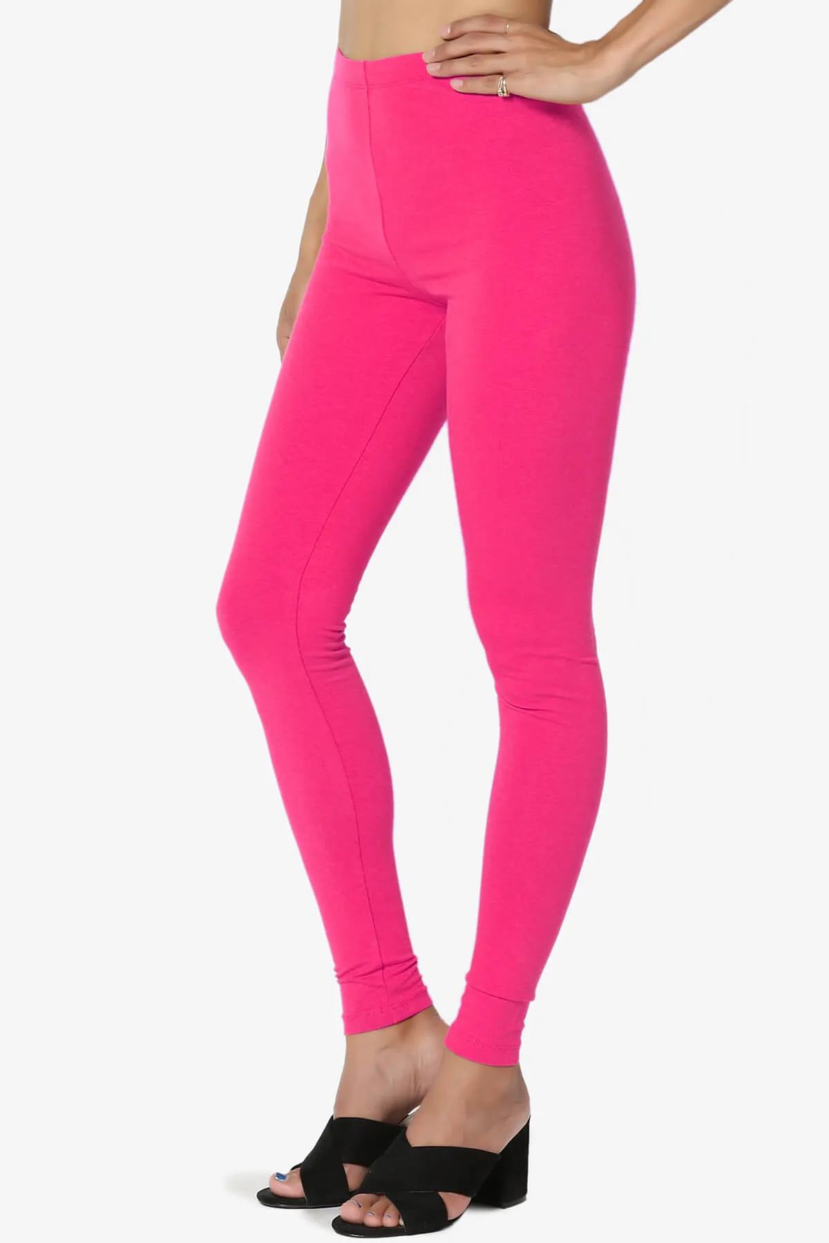 Thalia Cotton Jersey Ankle Leggings
