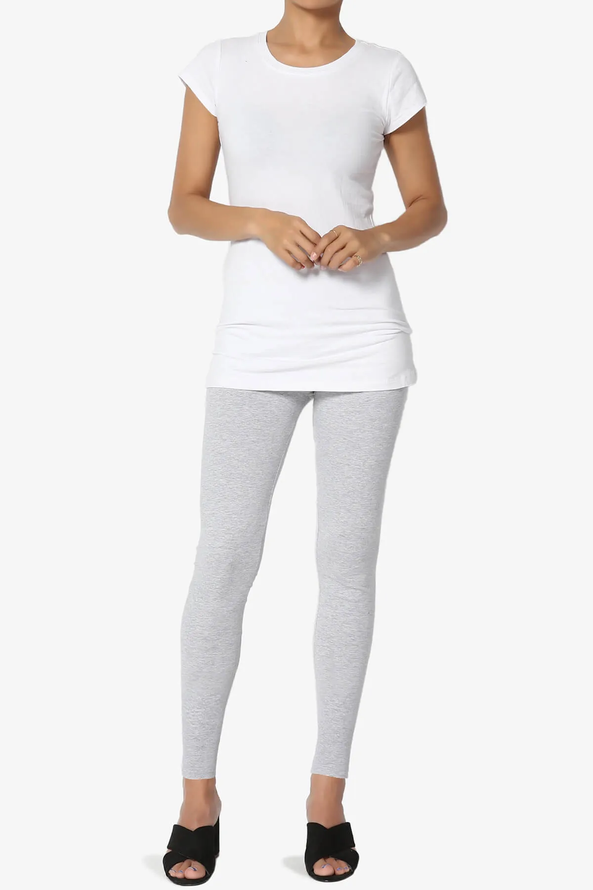 Thalia Cotton Jersey Ankle Leggings
