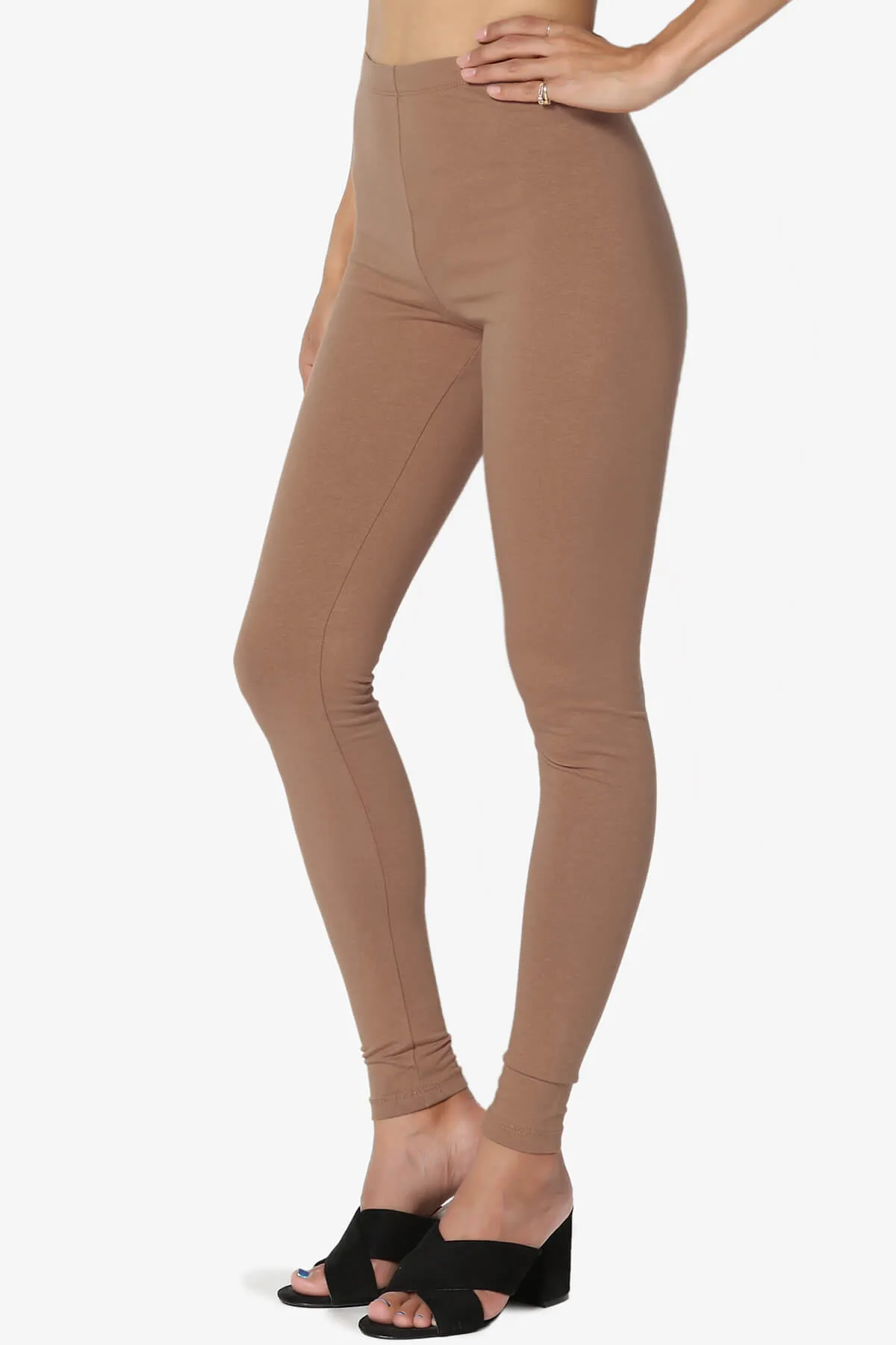 Thalia Cotton Jersey Ankle Leggings
