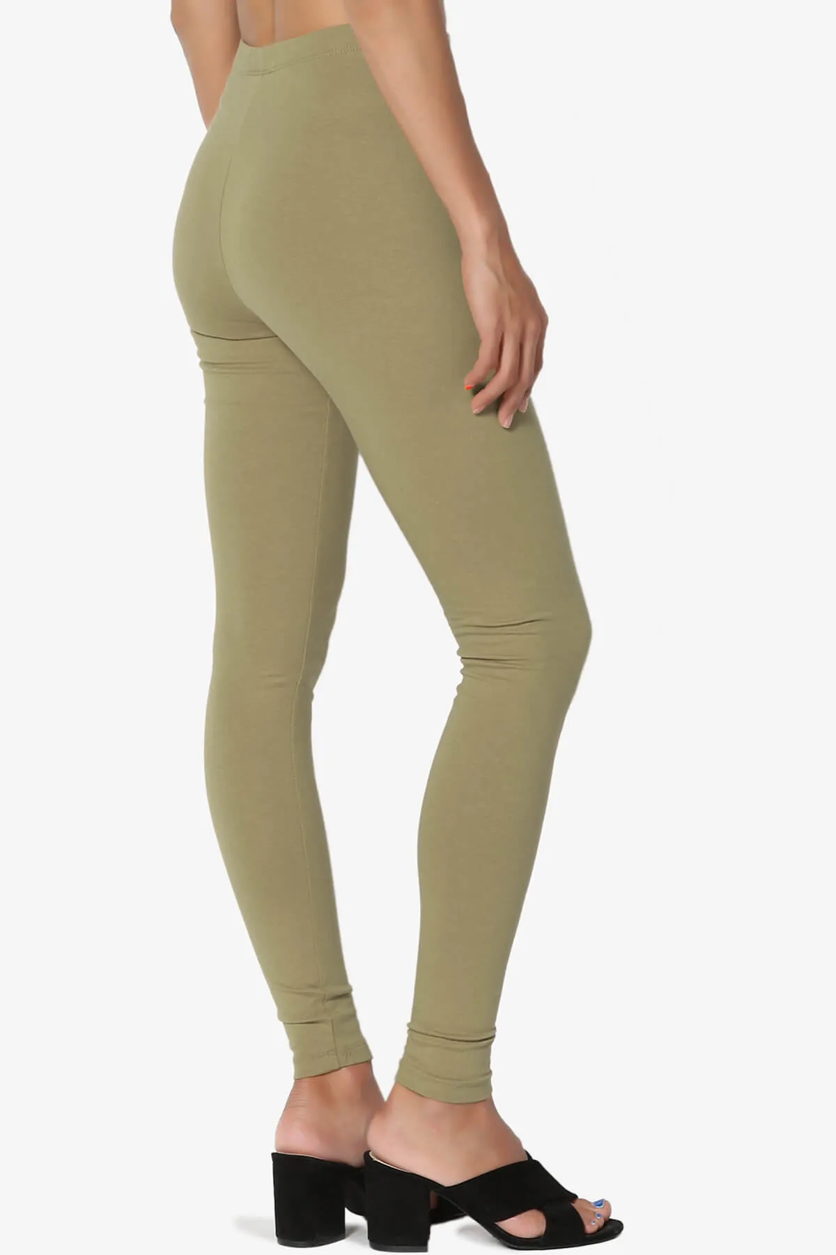 Thalia Cotton Jersey Ankle Leggings