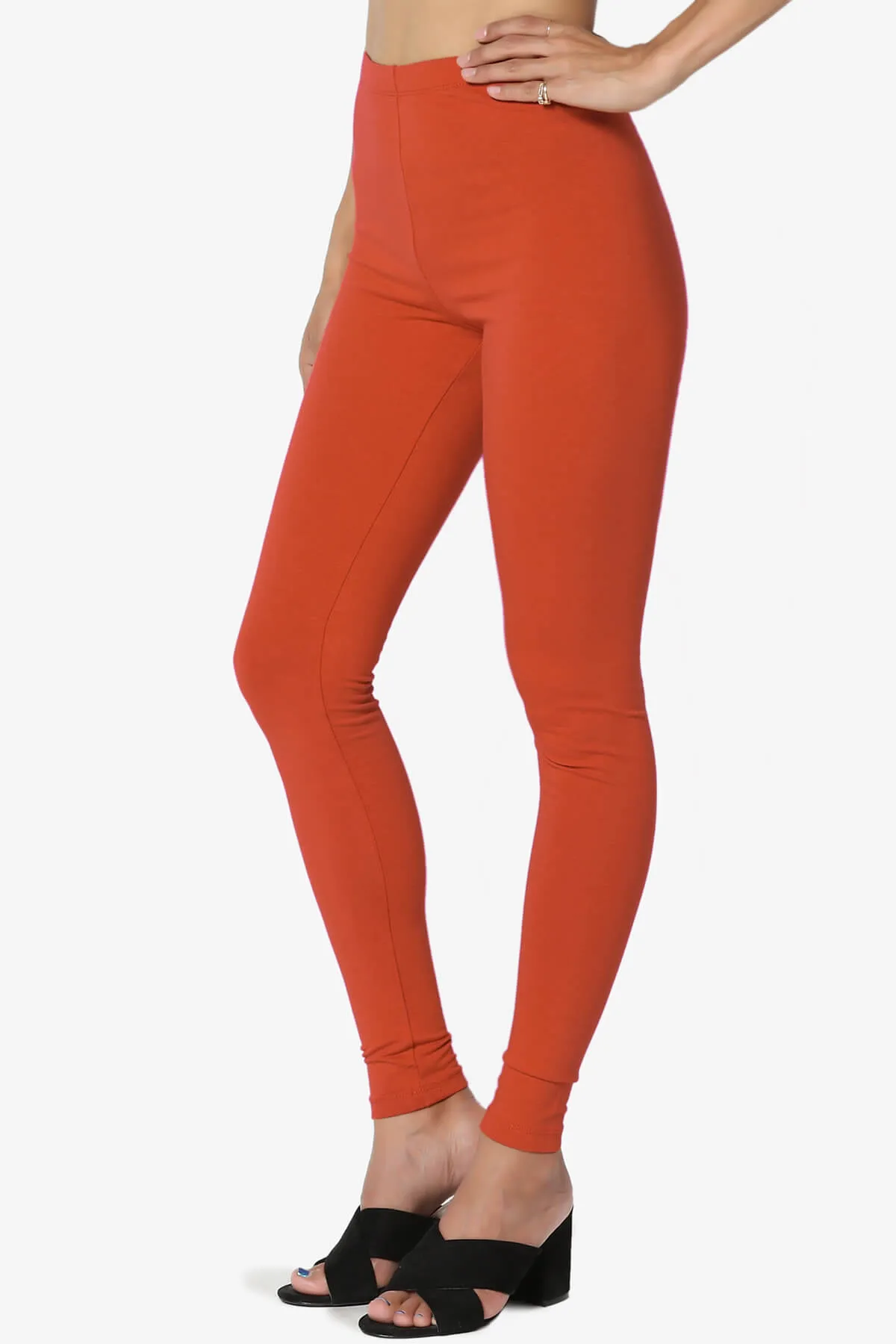 Thalia Cotton Jersey Ankle Leggings