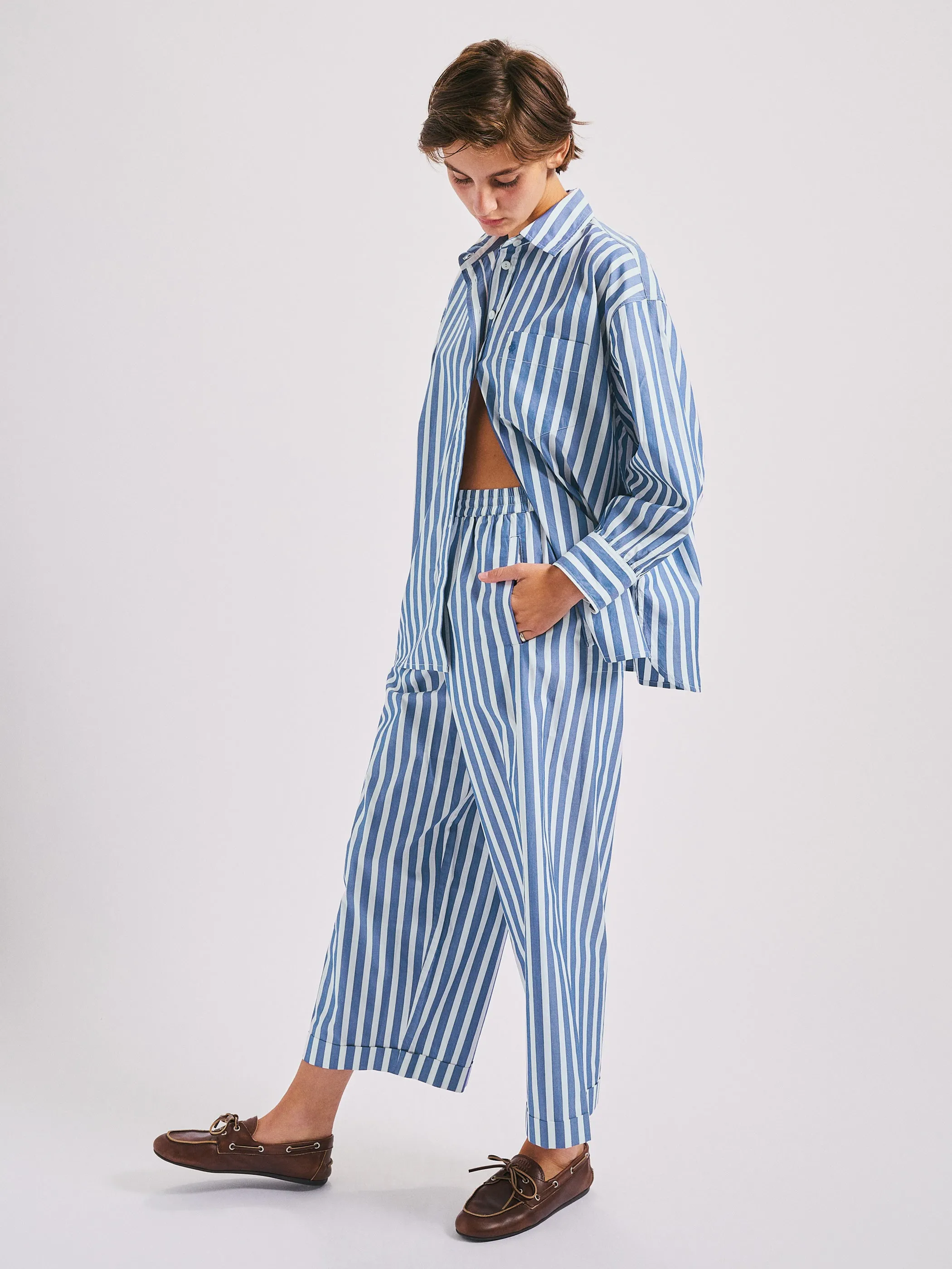 The Finance Pants in Cotton Poplin