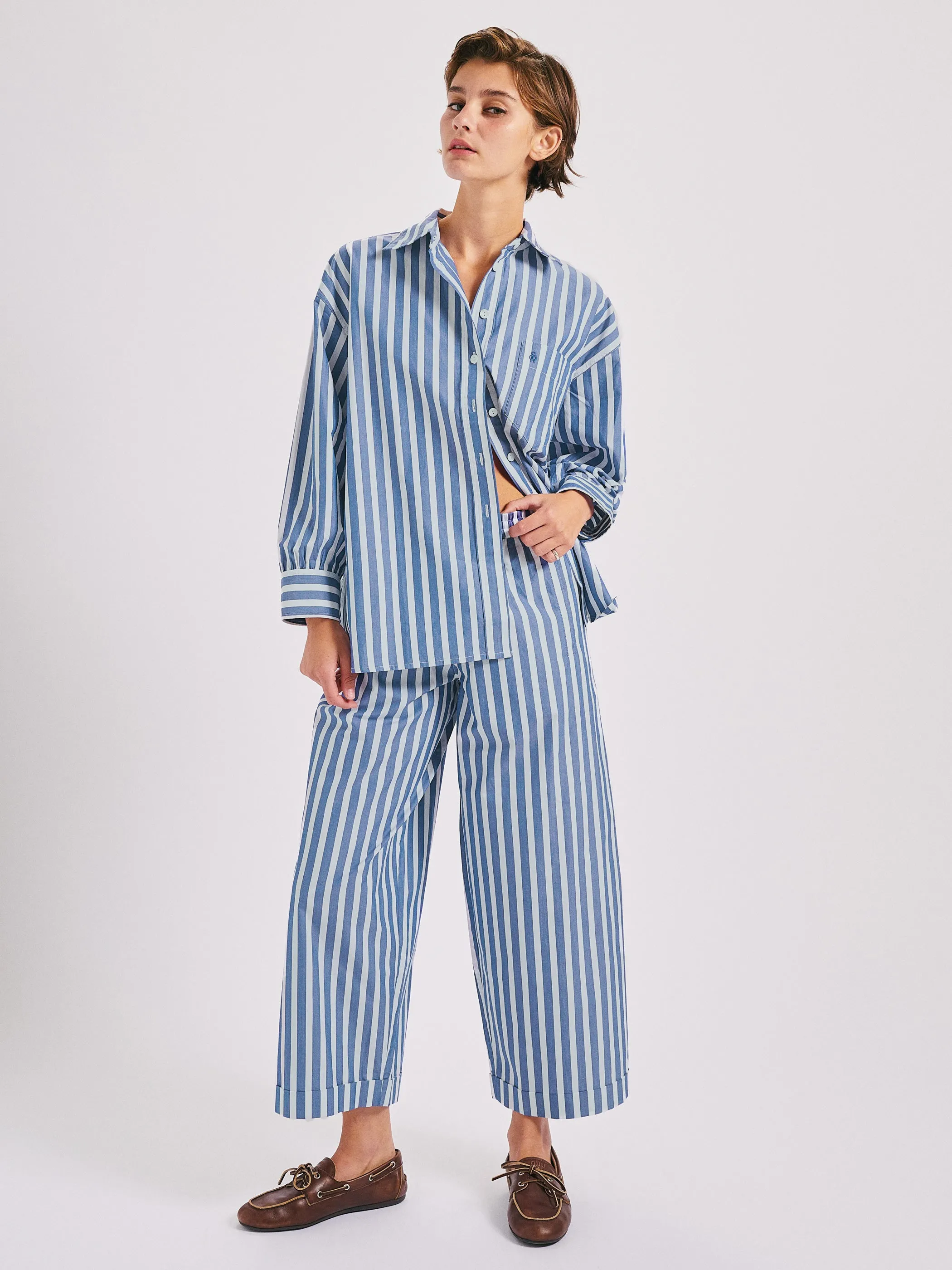 The Finance Pants in Cotton Poplin