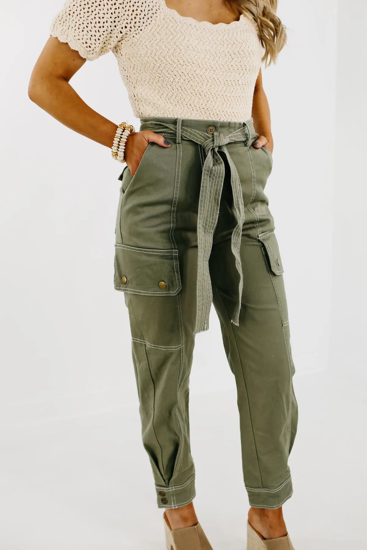 The Flint Belted Cargo Pants - FINAL SALE