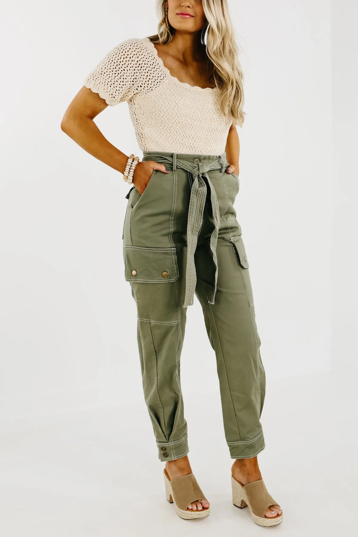 The Flint Belted Cargo Pants - FINAL SALE