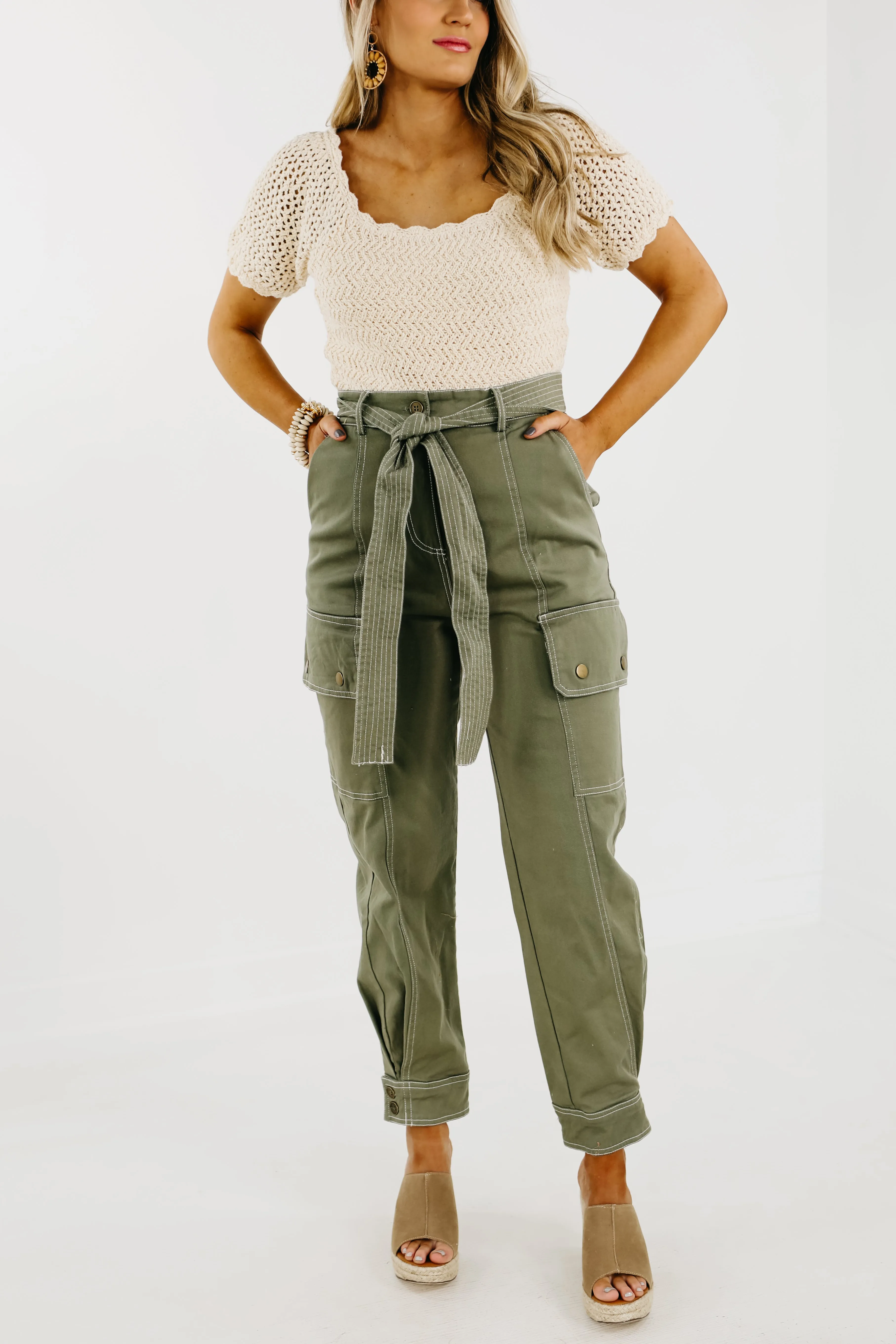 The Flint Belted Cargo Pants - FINAL SALE