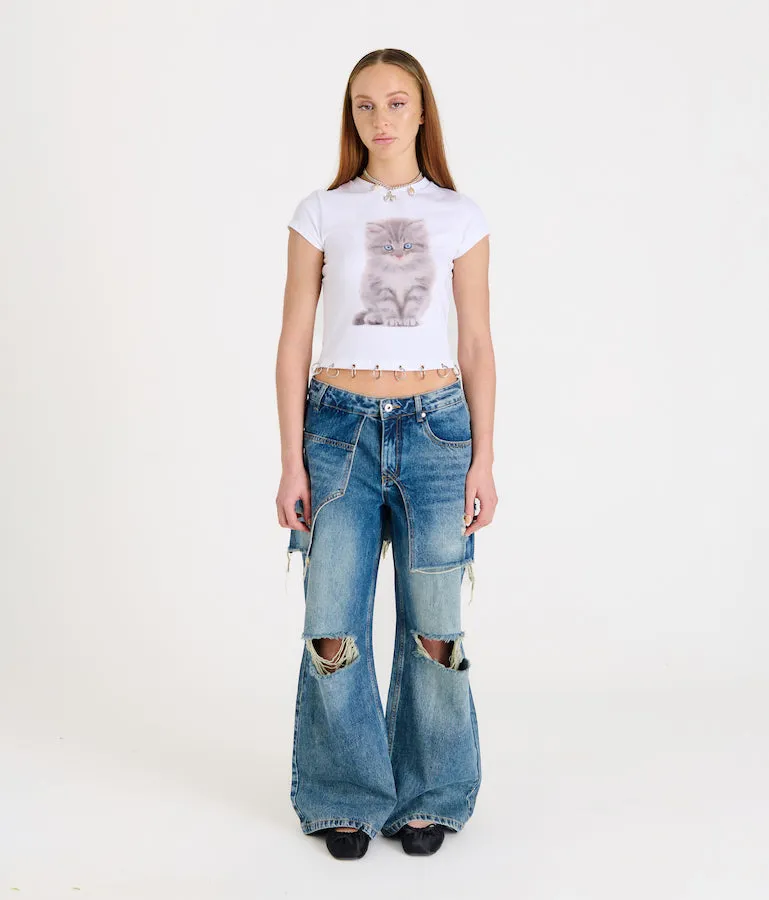 The Ragged Priest Kitty Baby Tee