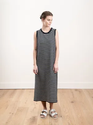 the tank dress - navy/cream