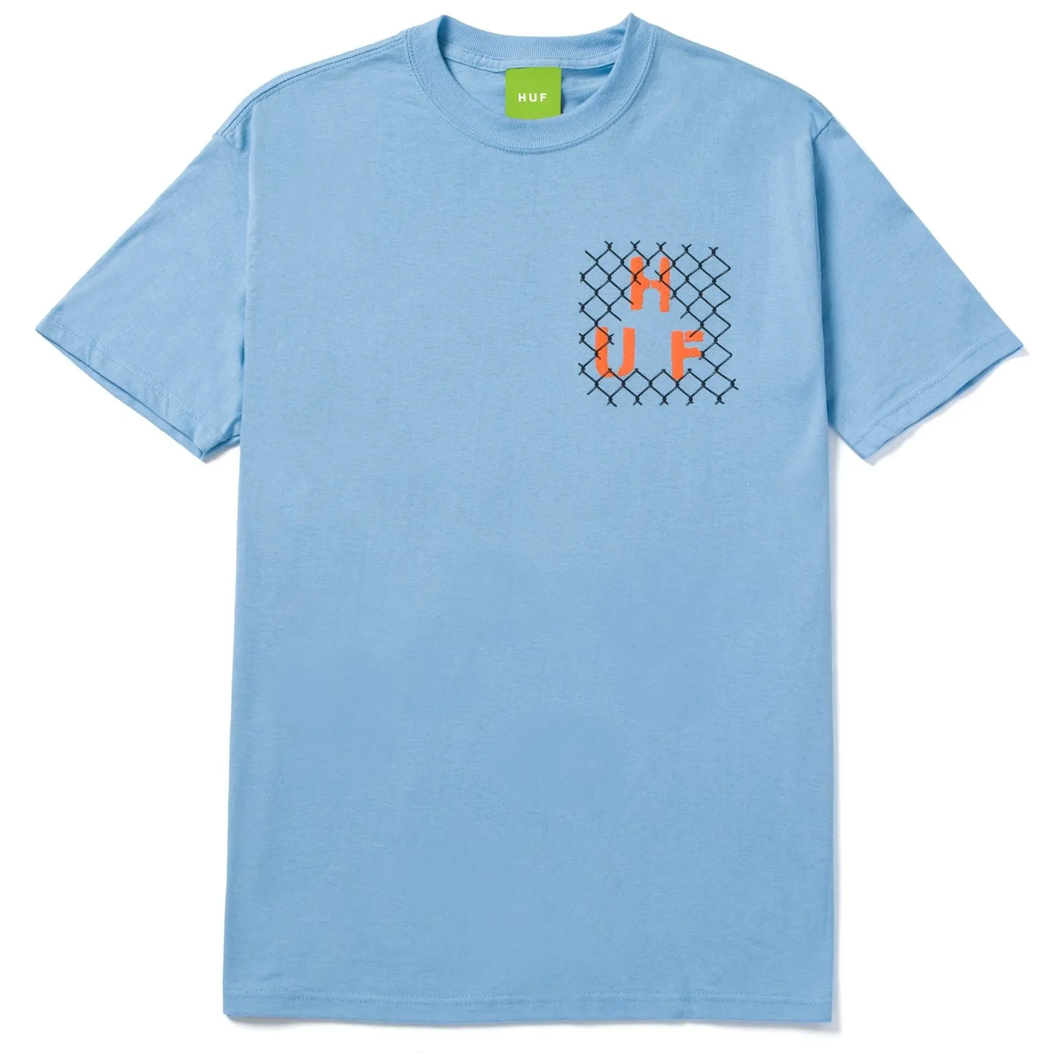 TRESPASS TRIANGLE S/S TEE LIGHT BLUE