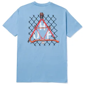 TRESPASS TRIANGLE S/S TEE LIGHT BLUE
