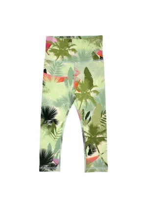 Tropical Green Baby Leggings - HURRY! Only 2 left