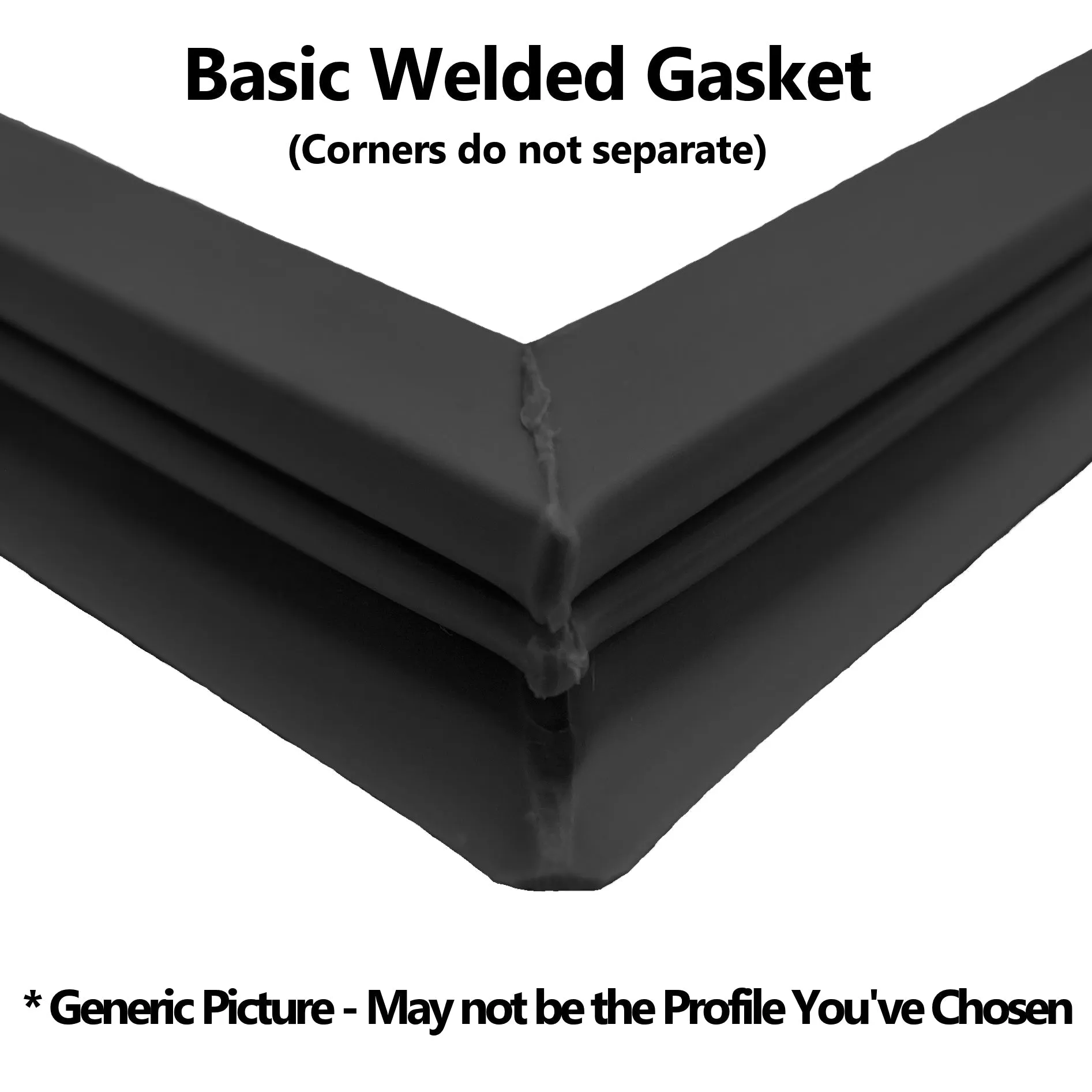 True Welded Gasket (26-1/4" x 53-5/8") - Part #811125 - Profile 624