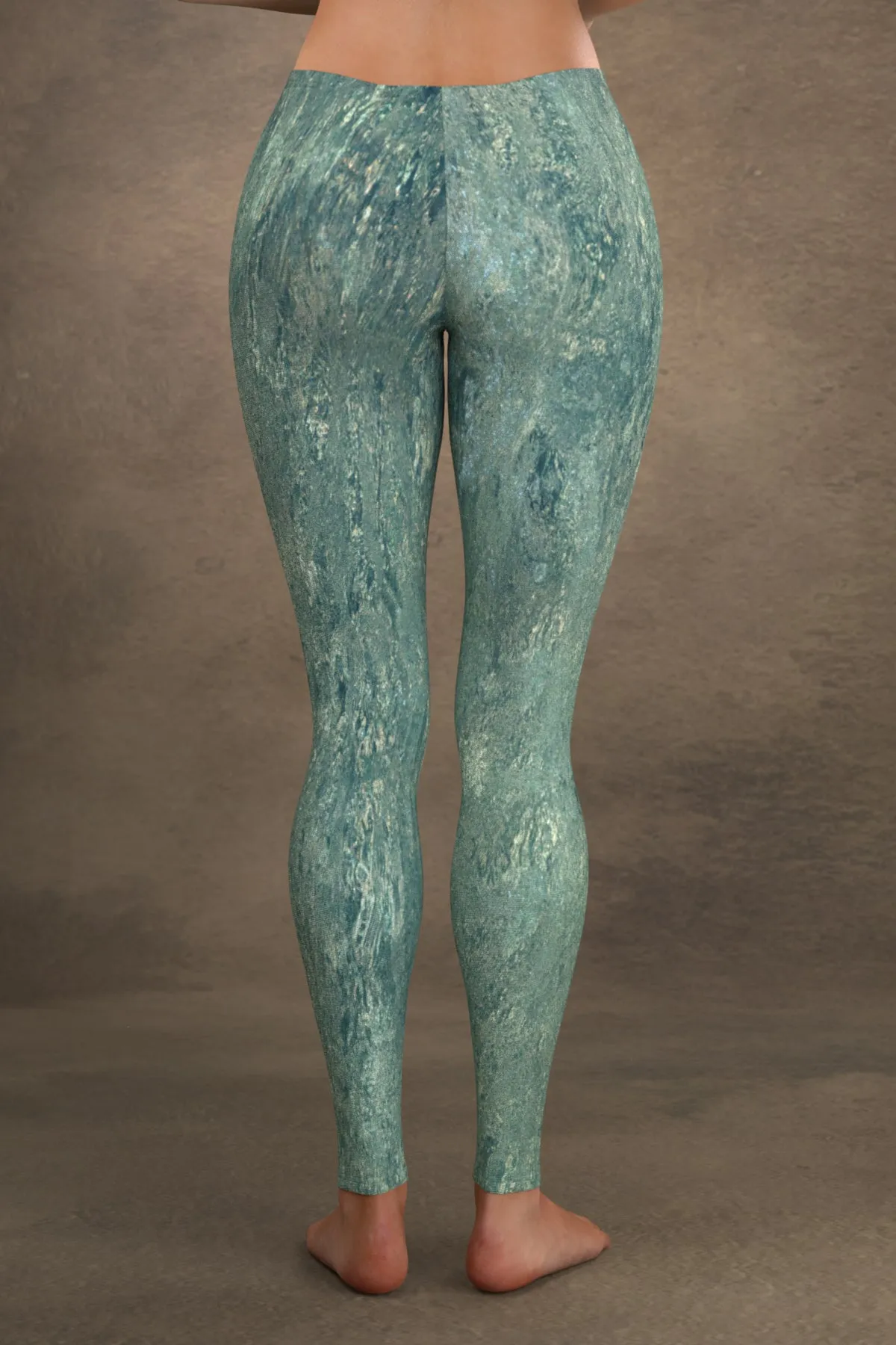 Turqoise Riverbed Leggings