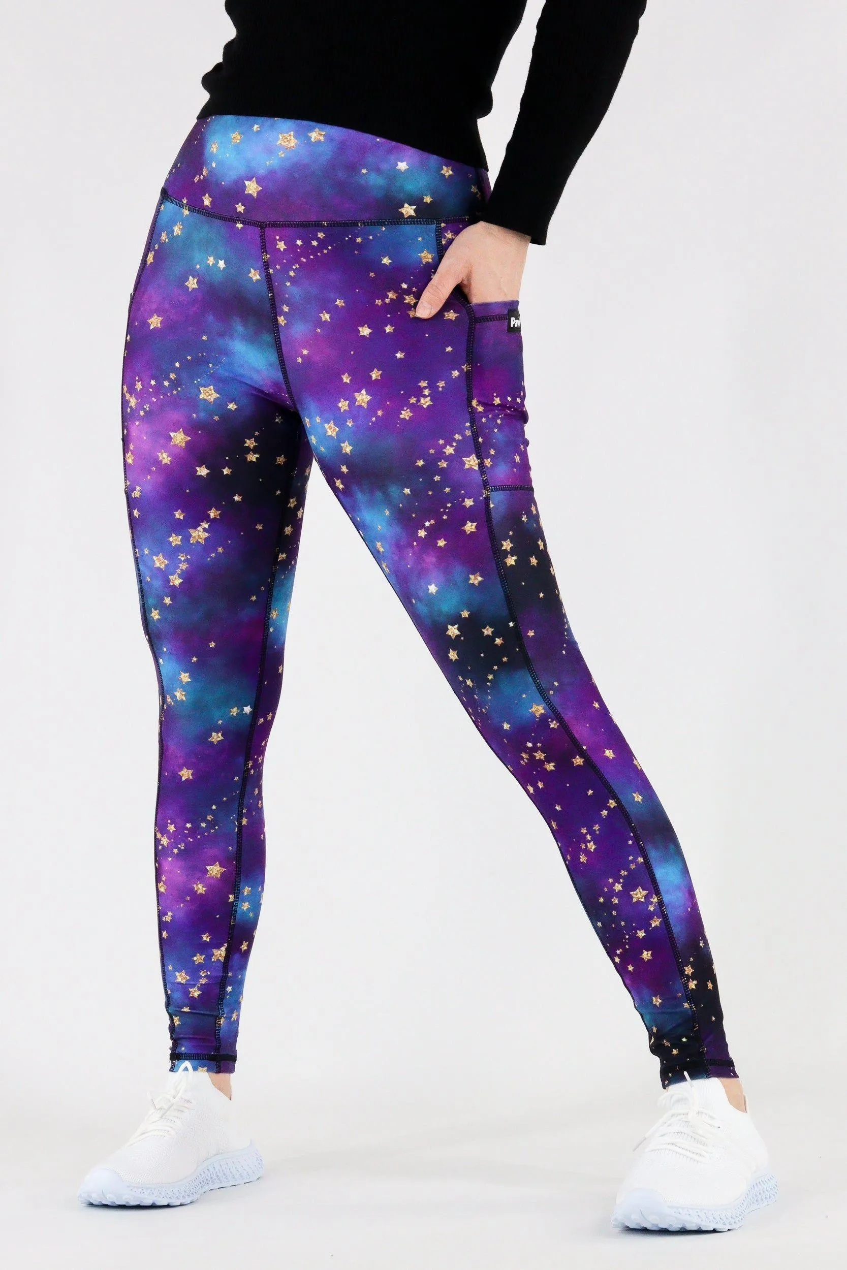 Universe Shimmer - Hybrid 1.0 Pocket Full Leggings
