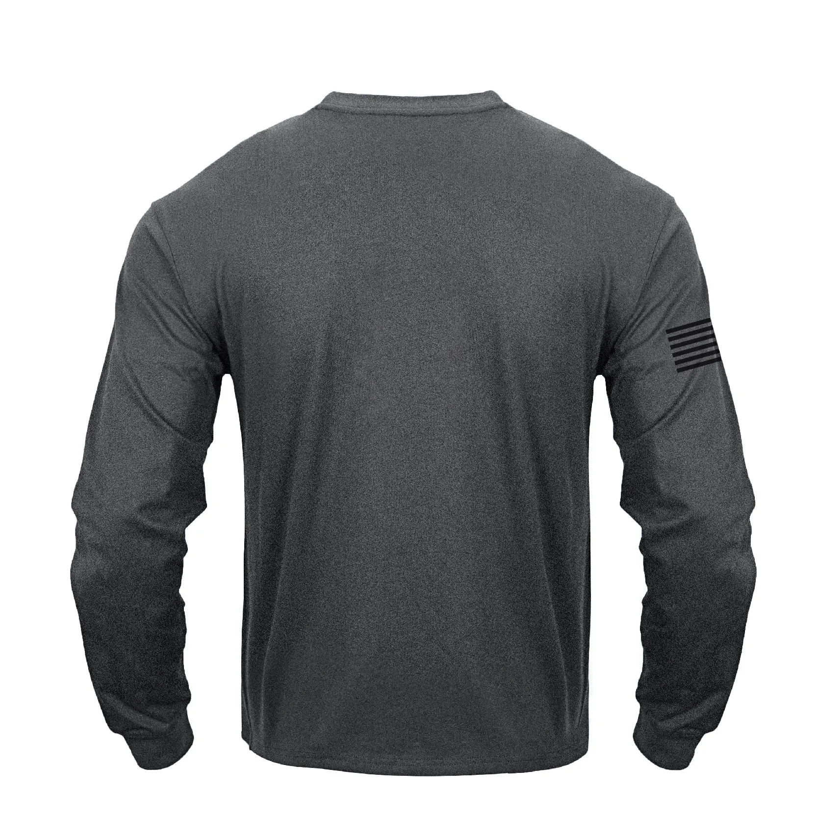 USA FLAG CREWNECK GRAPHIC LONG SLEEVE T-SHIRT