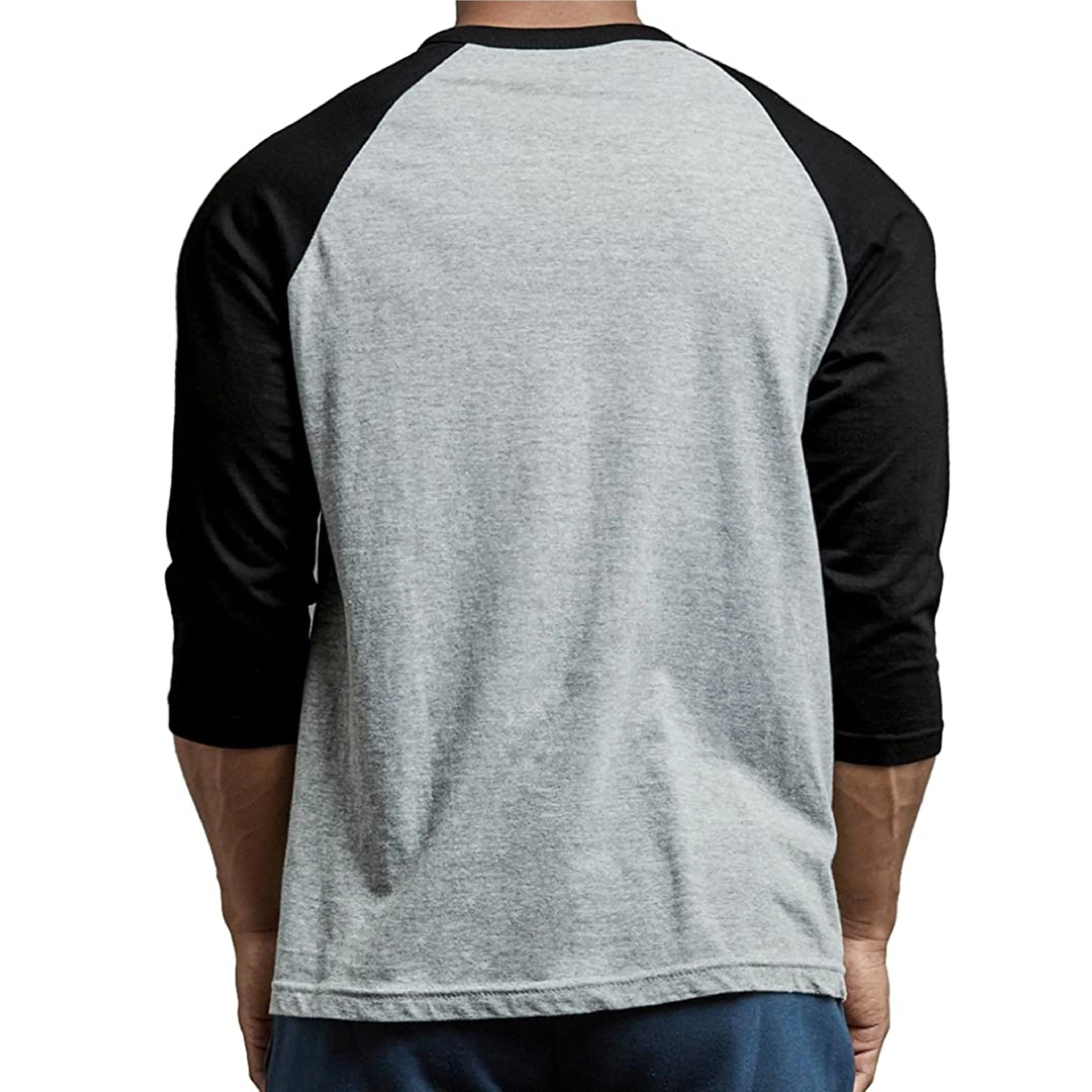 USA FLAG SPARTAN GRAPHIC 3/4 SLEEVE RAGLAN T-SHIRT