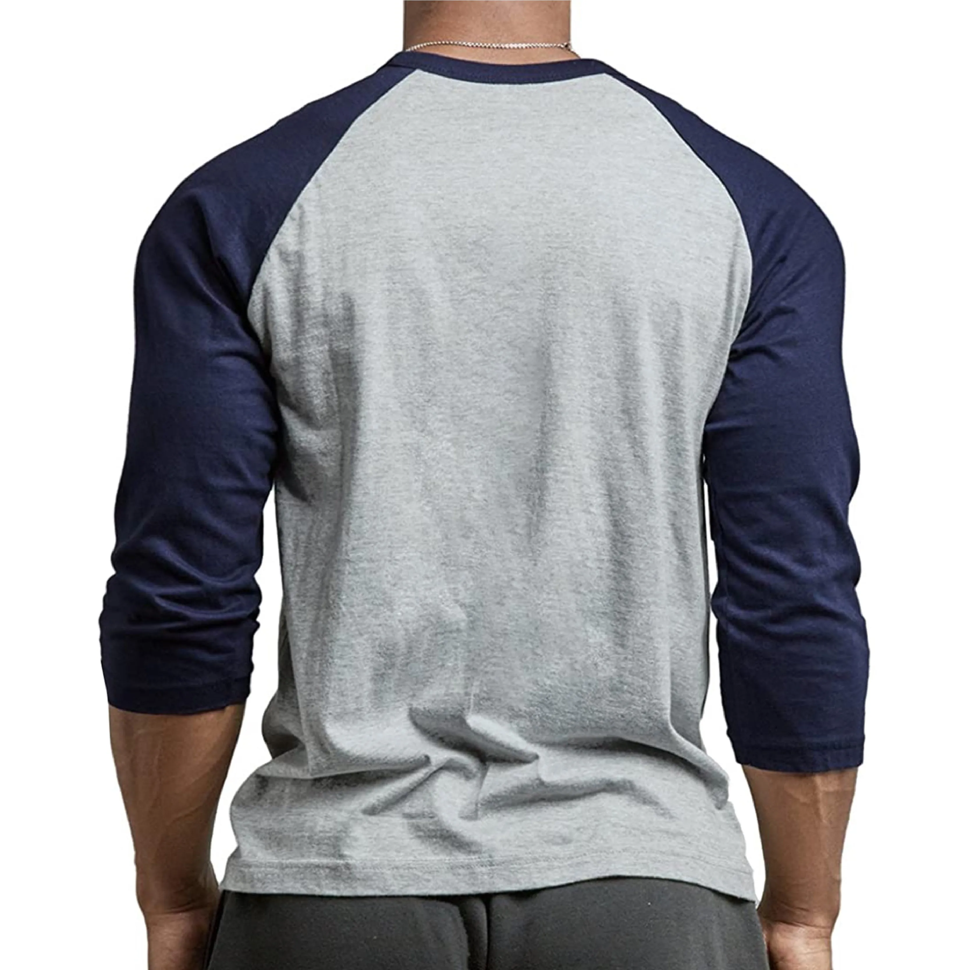 USA FLAG SPARTAN GRAPHIC 3/4 SLEEVE RAGLAN T-SHIRT