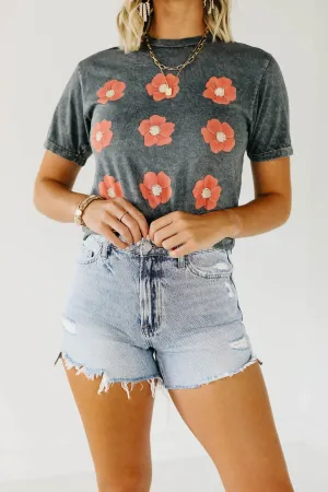 Vervet Denim | The Enoch Step Hem Denim Shorts