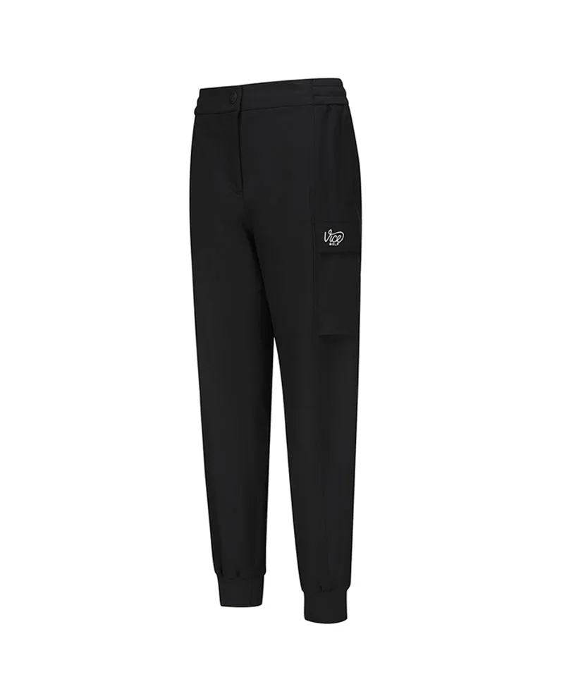 Vice Golf Atelier Women's Liberty Club Tapered Fit Jogger Pants - Black