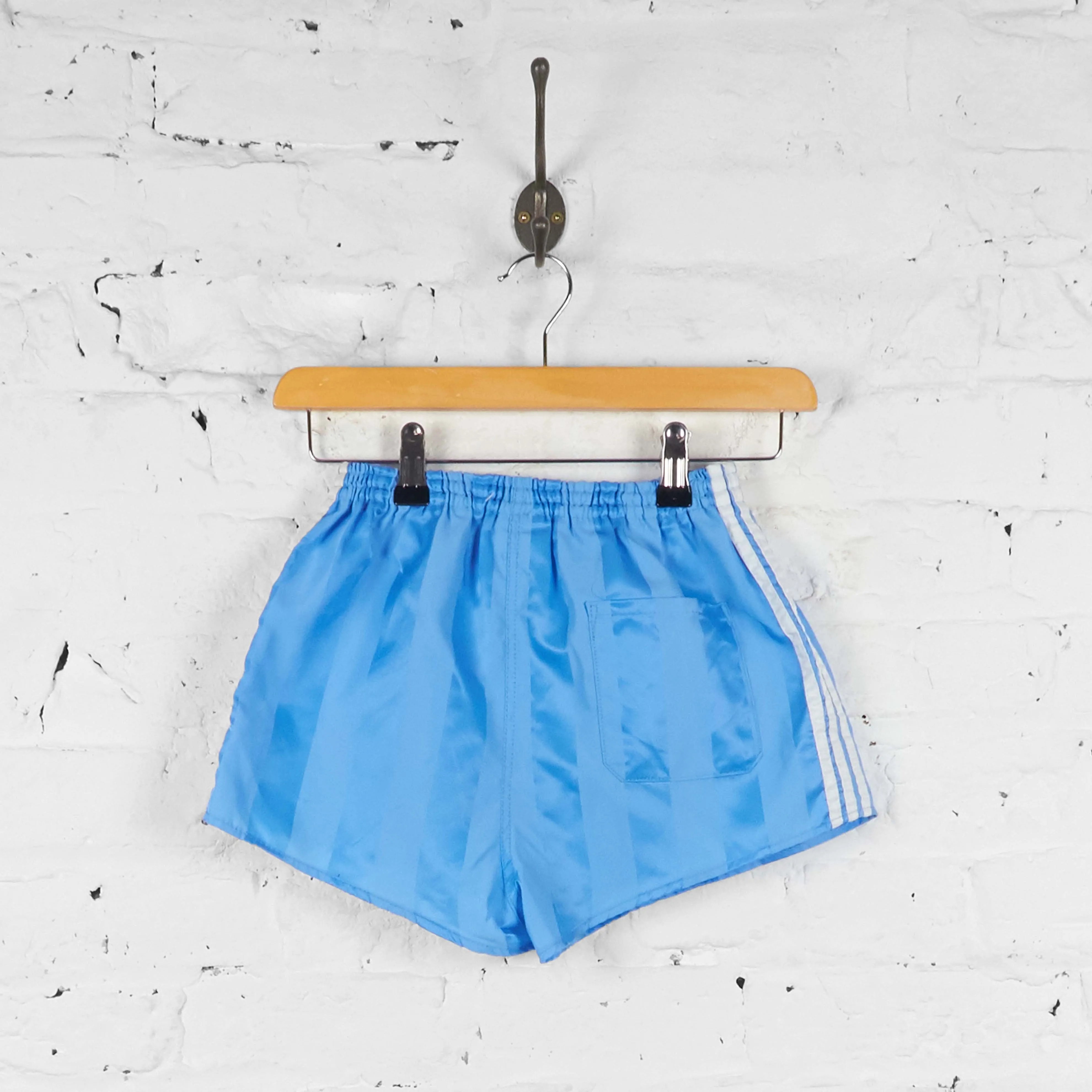 Vintage Adidas Running Shorts - Blue - XS