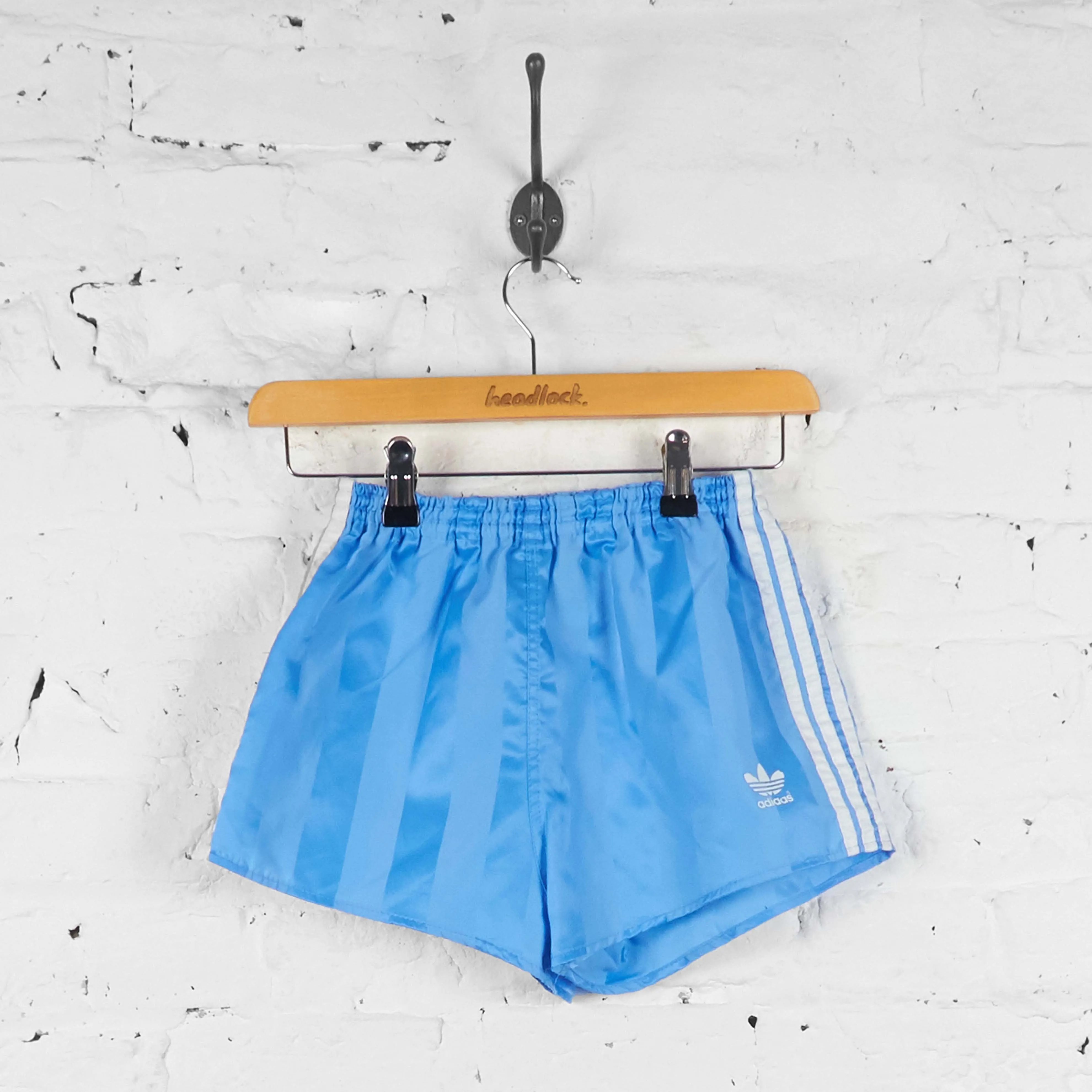 Vintage Adidas Running Shorts - Blue - XS