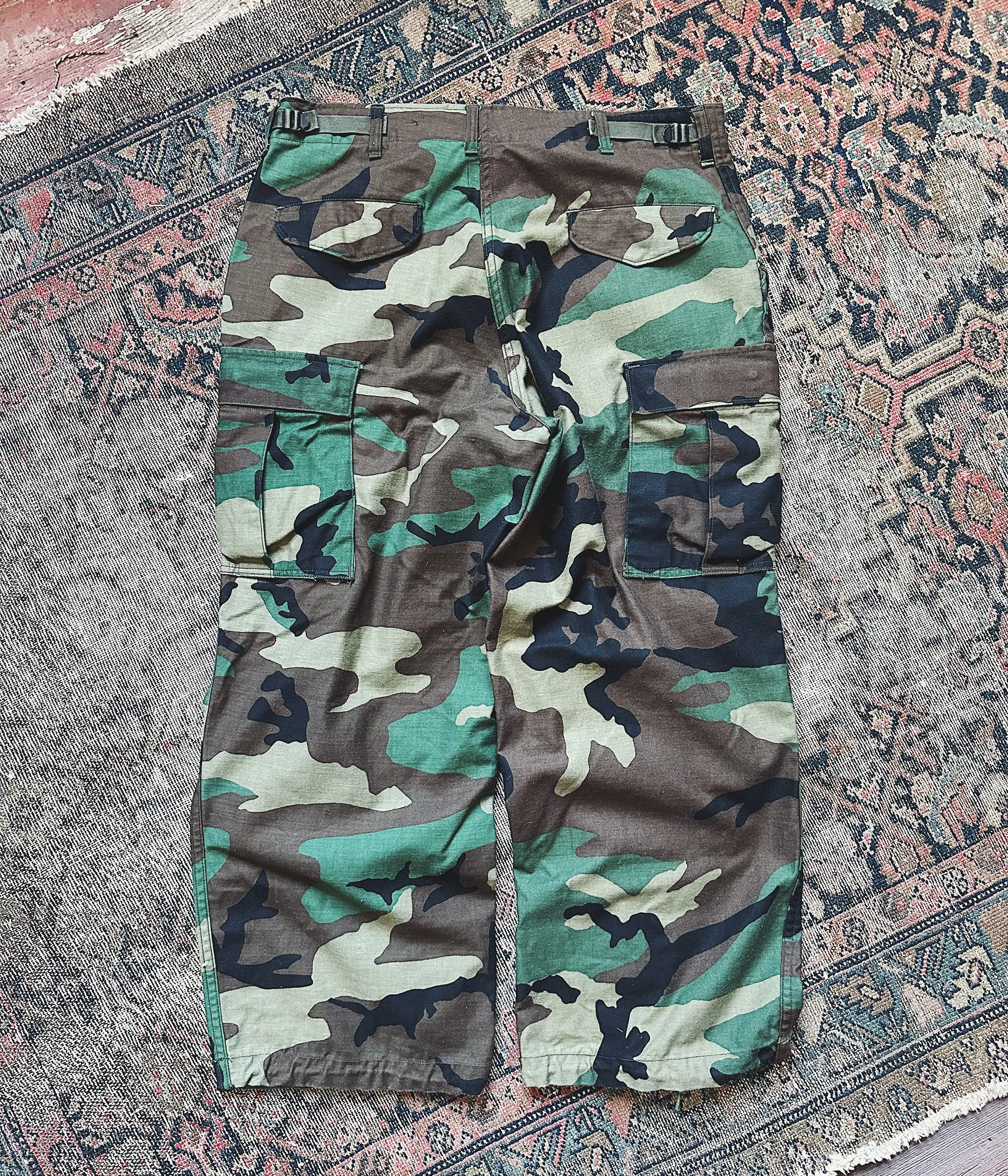 Vintage NOS Military Camo Cargo Pants