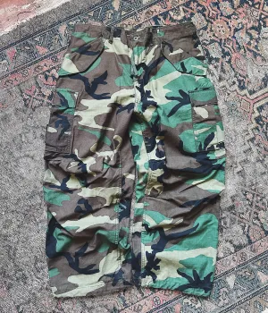 Vintage NOS Military Camo Cargo Pants