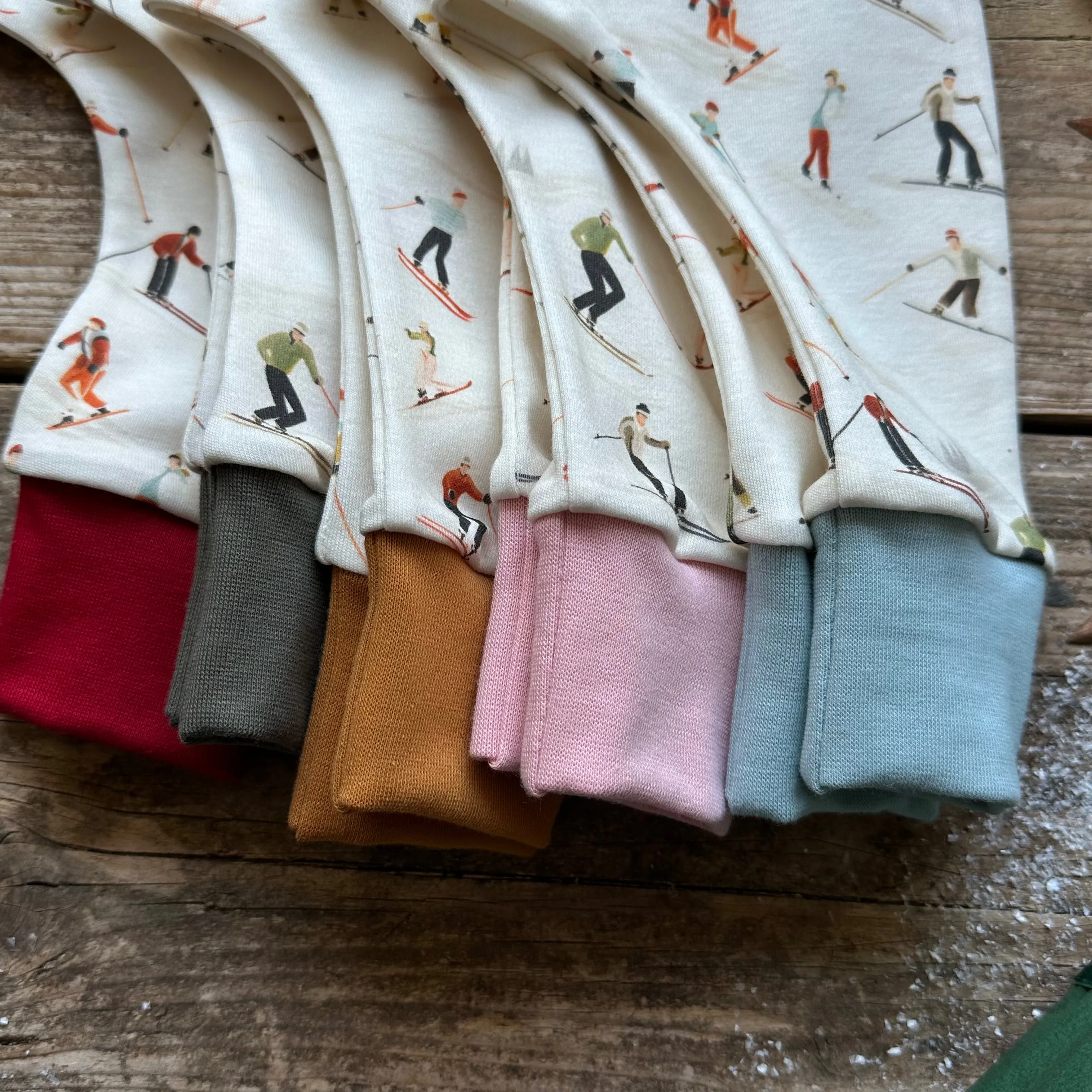 Vintage Ski Long BeeJamas
