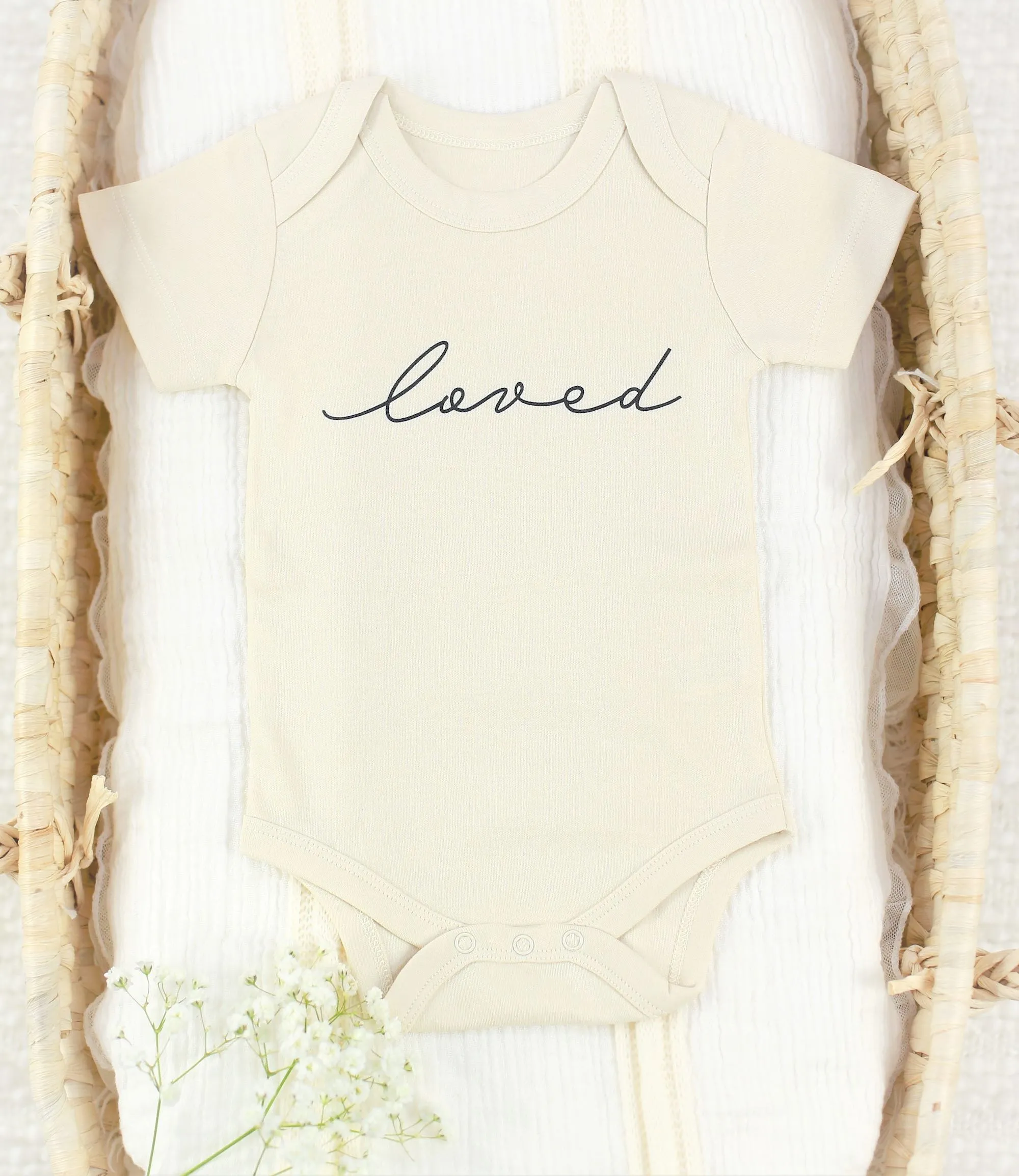 Watercolor Floral | Organic Baby Girl Set