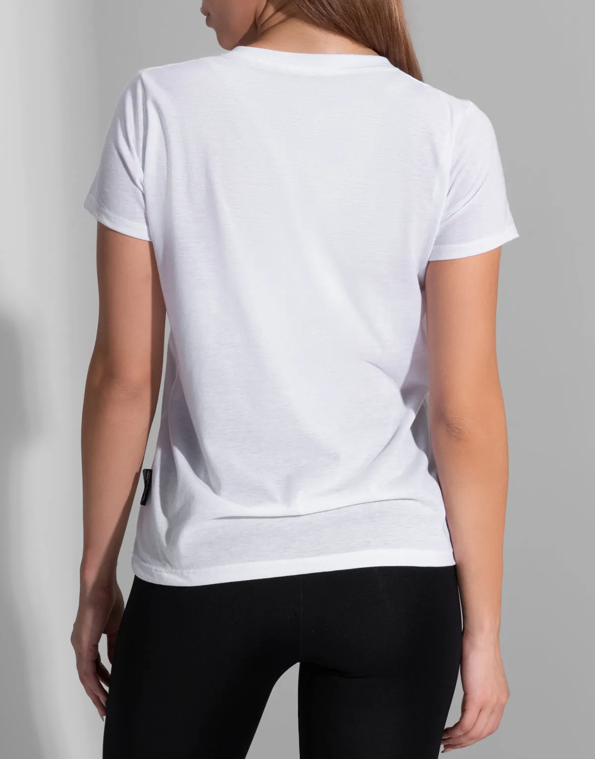 WHITE BASIC TEE