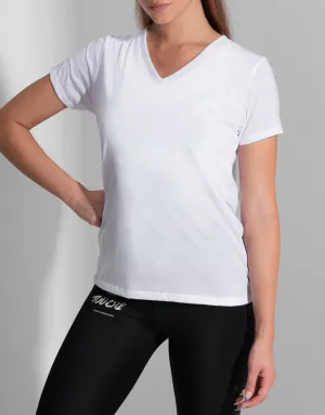 WHITE BASIC TEE