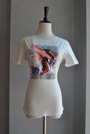 WHITE GRAPHIC T-SHIRT
