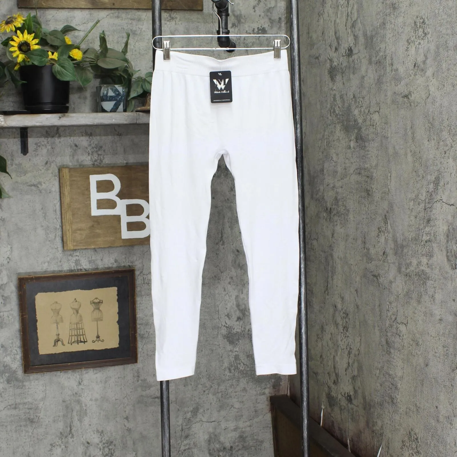 White Mark Women's Basic Solid Leggings 208-04