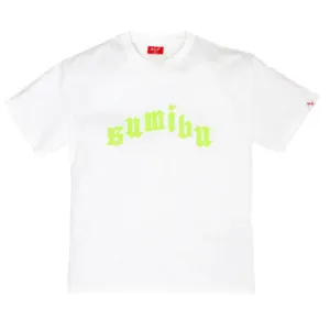 White Neon Lime Ol' Sumibu Tee