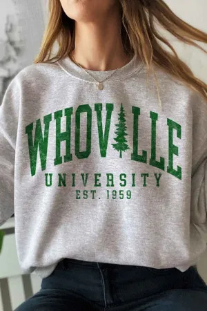 WHOVILLE UNIVERSITY SWEATSHIRT PLUS SIZE