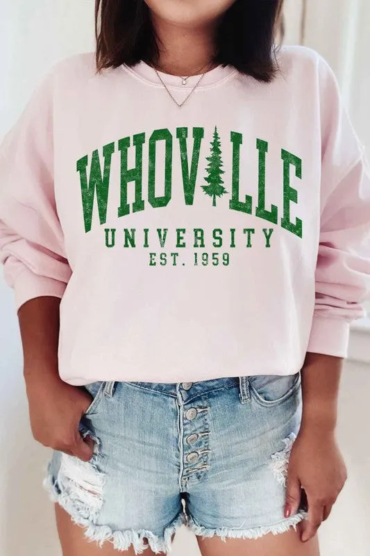 WHOVILLE UNIVERSITY SWEATSHIRT PLUS SIZE