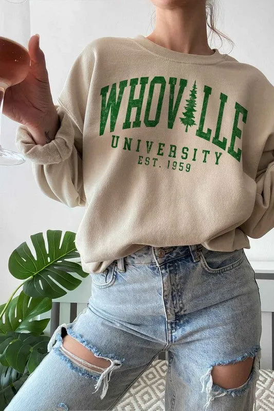 WHOVILLE UNIVERSITY SWEATSHIRT PLUS SIZE