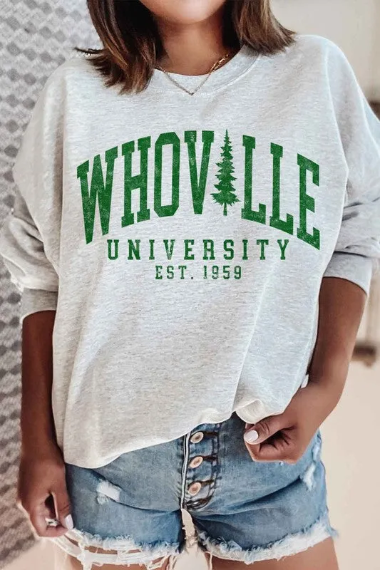 WHOVILLE UNIVERSITY SWEATSHIRT PLUS SIZE