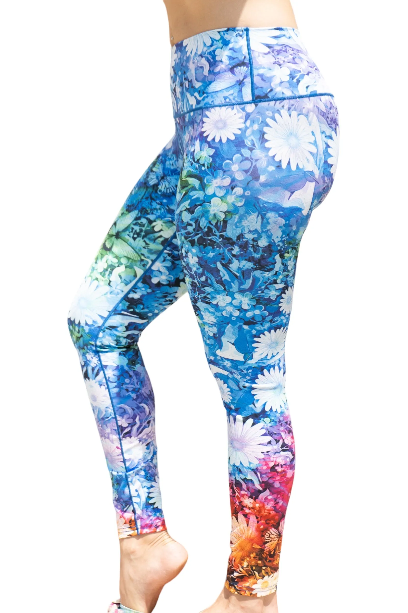 Wildflower Tie Dye Yoga Pants