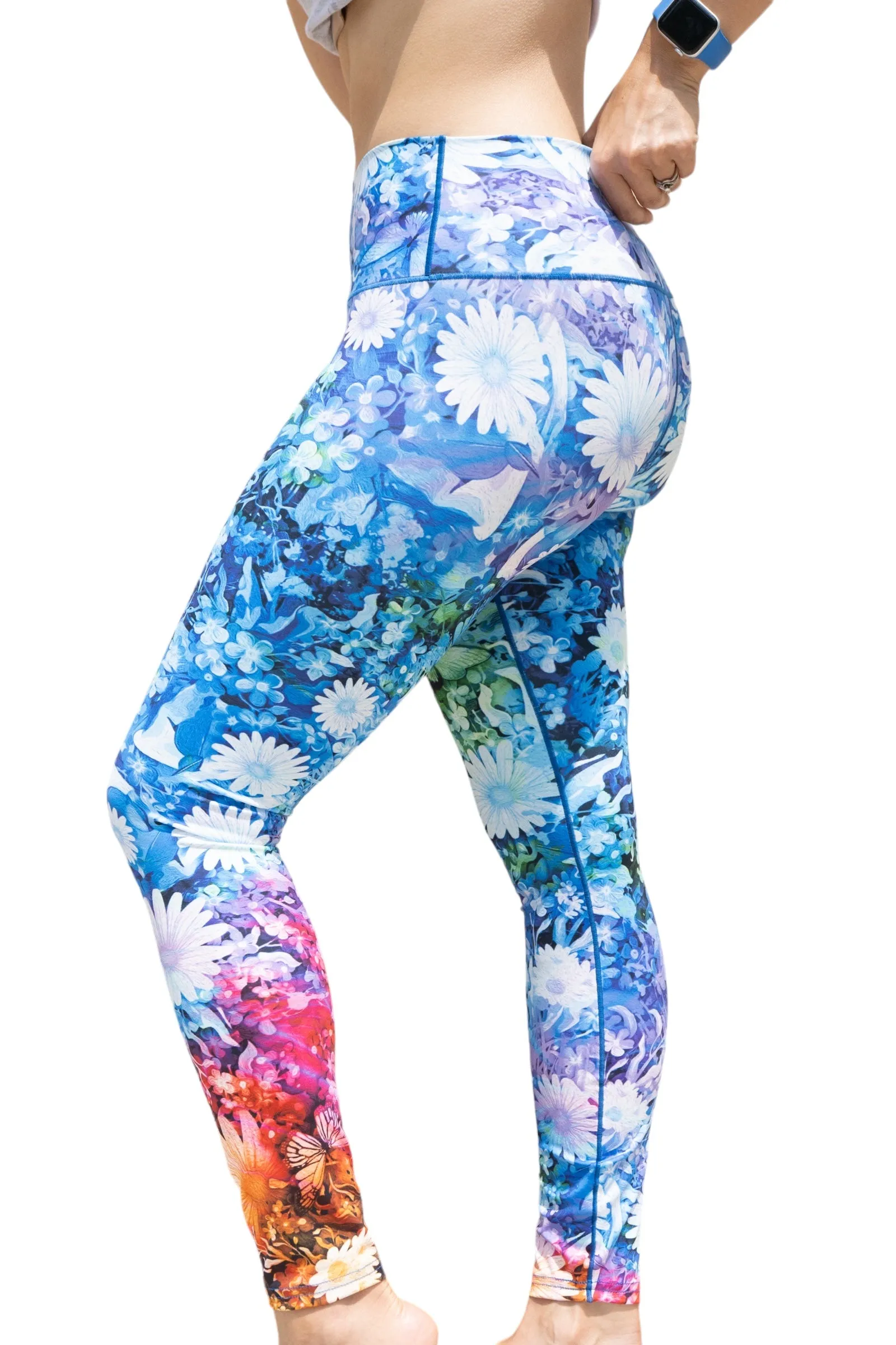 Wildflower Tie Dye Yoga Pants