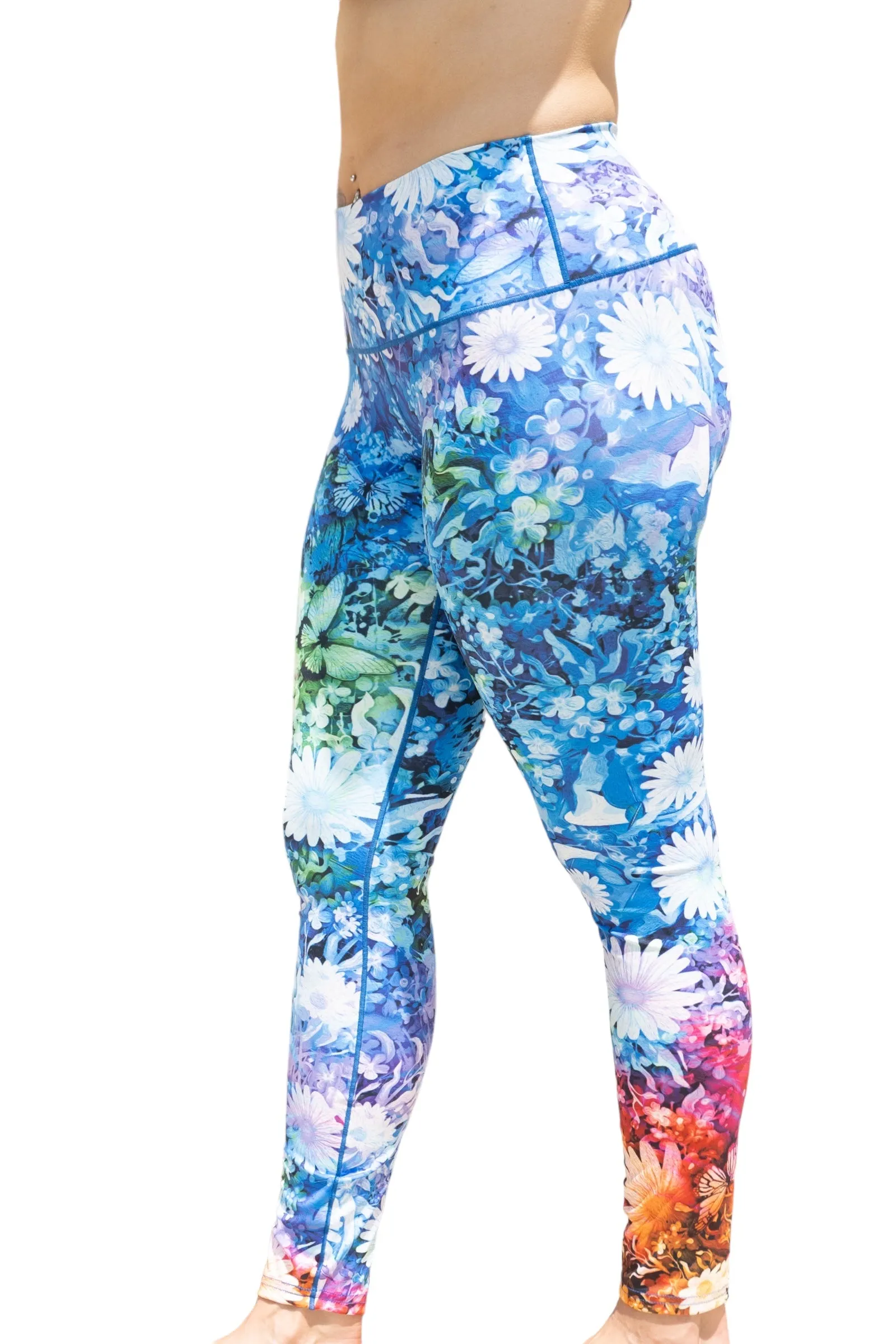 Wildflower Tie Dye Yoga Pants