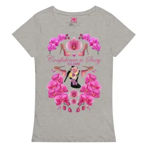 Women’s basic organic t-shirt 'Passion flower'