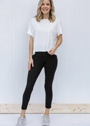 X Athleisure Black Yoga Pants w Side Pocket